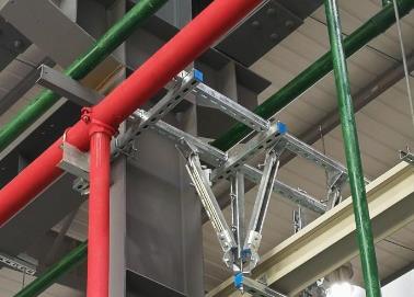 罗湖该抗震支架的整体式支吊架结构协调性好